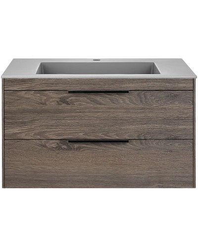 Тумба под раковину Vincea Chiara 2D 80 VMC-2C2800RO подвесная R.Oak