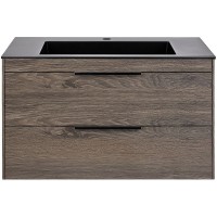 Тумба под раковину Vincea Chiara 2D 80 VMC-2C2800RO подвесная R.Oak