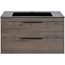 Тумба под раковину Vincea Chiara 2D 80 VMC-2C2800RO подвесная R.Oak