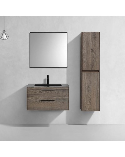 Тумба под раковину Vincea Chiara 2D 80 VMC-2C2800RO подвесная R.Oak