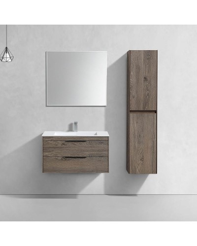 Тумба под раковину Vincea Chiara 2D 80 VMC-2C2800RO подвесная R.Oak