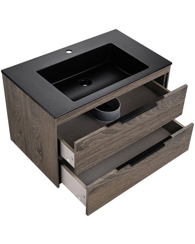 Тумба под раковину Vincea Chiara 2D 80 VMC-2C2800RO подвесная R.Oak