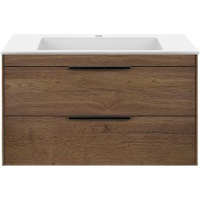 Тумба под раковину Vincea Chiara 2D 80 VMC-2C2800TO подвесная T.Oak