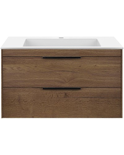 Тумба под раковину Vincea Chiara 2D 80 VMC-2C2800TO подвесная T.Oak