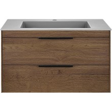 Тумба под раковину Vincea Chiara 2D 80 VMC-2C2800TO подвесная T.Oak