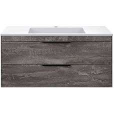 Тумба под раковину Vincea Chiara 2D 100 VMC-2C2100GS подвесная G.Stone