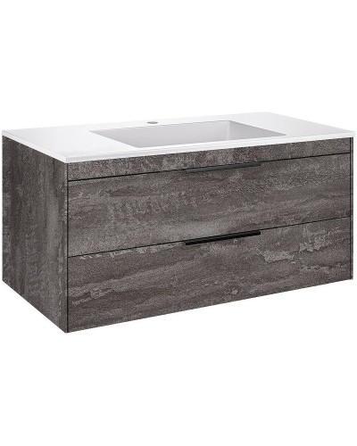 Тумба под раковину Vincea Chiara 2D 100 VMC-2C2100GS подвесная G.Stone