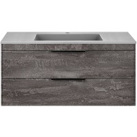 Тумба под раковину Vincea Chiara 2D 100 VMC-2C2100GS подвесная G.Stone