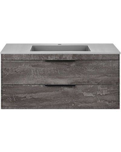 Тумба под раковину Vincea Chiara 2D 100 VMC-2C2100GS подвесная G.Stone