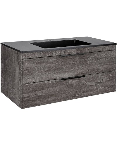 Тумба под раковину Vincea Chiara 2D 100 VMC-2C2100GS подвесная G.Stone