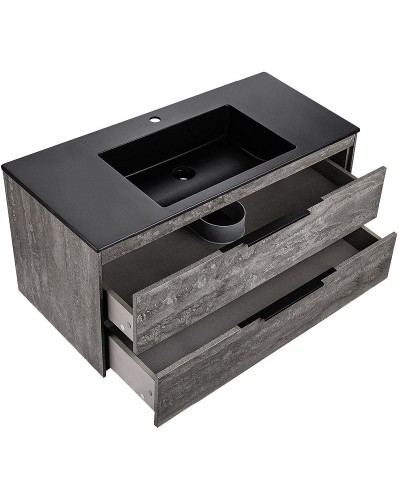 Тумба под раковину Vincea Chiara 2D 100 VMC-2C2100GS подвесная G.Stone