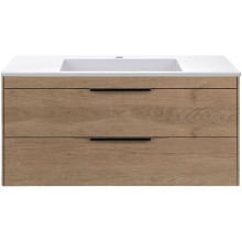 Тумба под раковину Vincea Chiara 2D 100 VMC-2C2100NO подвесная N.Oak