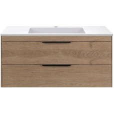 Тумба под раковину Vincea Chiara 2D 100 VMC-2C2100NO подвесная N.Oak