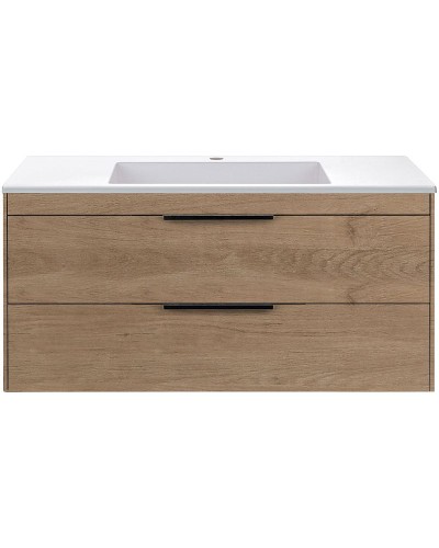 Тумба под раковину Vincea Chiara 2D 100 VMC-2C2100NO подвесная N.Oak