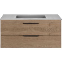 Тумба под раковину Vincea Chiara 2D 100 VMC-2C2100NO подвесная N.Oak