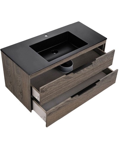 Тумба под раковину Vincea Chiara 2D 100 VMC-2C2100RO подвесная R.Oak