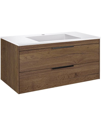 Тумба под раковину Vincea Chiara 2D 100 VMC-2C2100TO подвесная T.Oak
