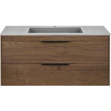 Тумба под раковину Vincea Chiara 2D 100 VMC-2C2100TO подвесная T.Oak