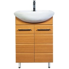 Тумба с раковиной кокос 57 см Orange Корро Ko-55TUK+RA