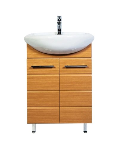 Тумба с раковиной кокос 57 см Orange Корро Ko-55TUK+RA