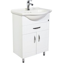 Тумба с раковиной белый глянец 60 см Orange Софи Si-60TU