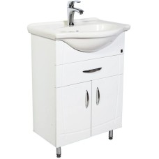 Тумба с раковиной белый глянец 60 см Orange Софи Si-60TU