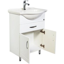 Тумба с раковиной белый глянец 60 см Orange Софи Si-60TU