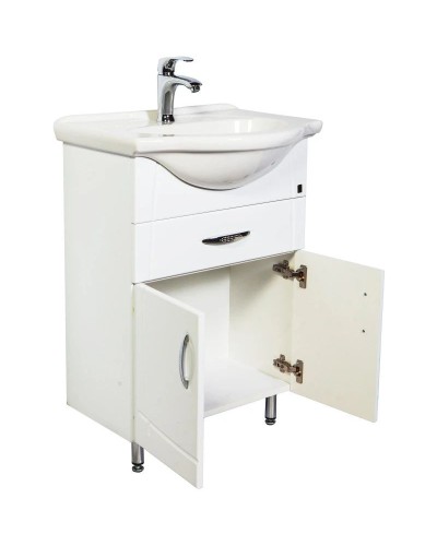 Тумба с раковиной белый глянец 60 см Orange Софи Si-60TU