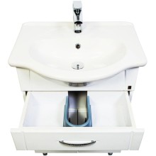 Тумба с раковиной белый глянец 60 см Orange Софи Si-60TU