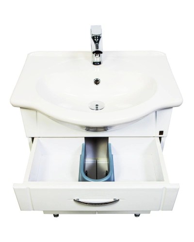 Тумба с раковиной белый глянец 60 см Orange Софи Si-60TU