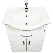 Тумба с раковиной белый глянец 60 см Orange Софи Si-60TU