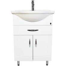 Тумба с раковиной белый глянец 60 см Orange Софи Si-60TU