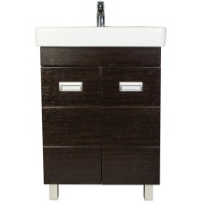 Тумба с раковиной венге 60 см Orange Таис Ta-60TUV+RA