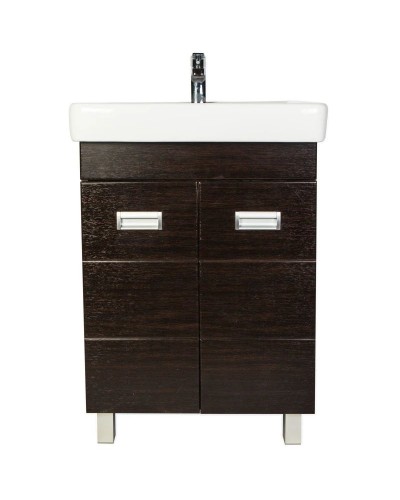 Тумба с раковиной венге 60 см Orange Таис Ta-60TUV+RA