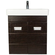 Тумба с раковиной венге 60 см Orange Таис TP2-TUV+RA