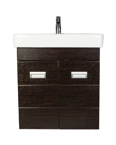 Тумба с раковиной венге 60 см Orange Таис TP2-TUV+RA