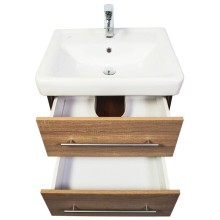 Тумба с раковиной дуб 60 см Orange Бриз Br-60TUD+RA