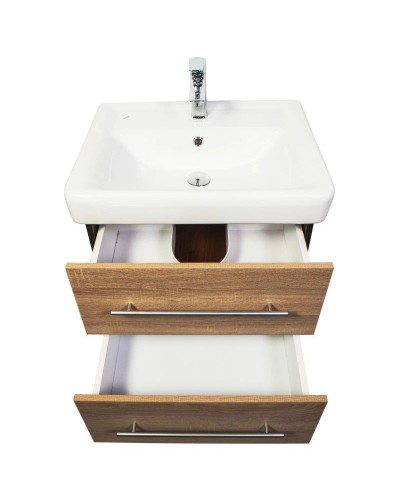 Тумба с раковиной дуб 60 см Orange Бриз Br-60TUD+RA