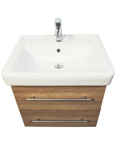 Тумба с раковиной дуб 60 см Orange Бриз Br-60TUD+RA