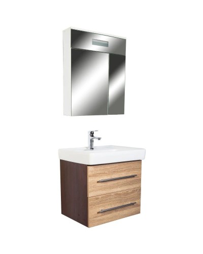 Тумба с раковиной дуб 60 см Orange Бриз Br-60TUD+RA