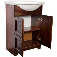 Тумба с раковиной орех антикварный 60 см Orange Classic F7-60TU1