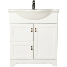 Тумба с раковиной молочный 74,5 см Orange Classic F7-75TU3