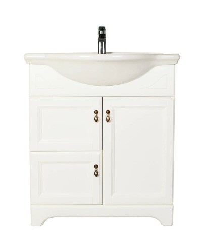 Тумба с раковиной молочный 74,5 см Orange Classic F7-75TU3