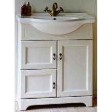 Тумба с раковиной молочный 74,5 см Orange Classic F7-75TU3