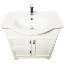 Тумба с раковиной молочный 74,5 см Orange Classic F7-75TU3