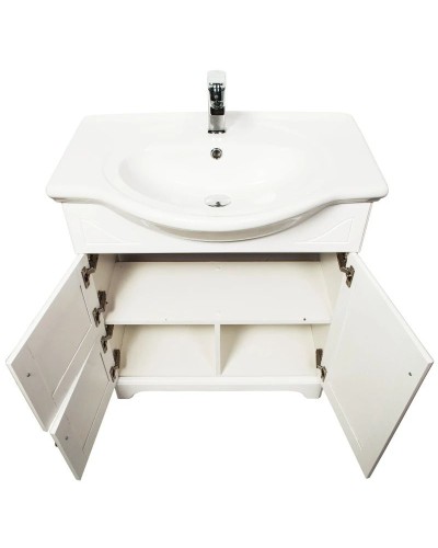 Тумба с раковиной молочный 74,5 см Orange Classic F7-75TU3