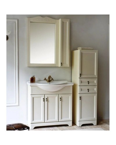 Тумба с раковиной молочный 87,5 см Orange Classic F7-85TU3