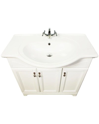 Тумба с раковиной молочный 87,5 см Orange Classic F7-85TU3