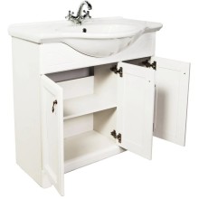 Тумба с раковиной молочный 87,5 см Orange Classic F7-85TU3