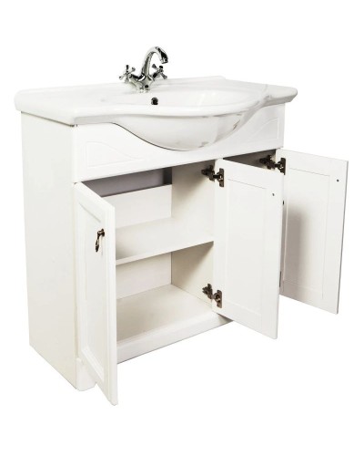 Тумба с раковиной молочный 87,5 см Orange Classic F7-85TU3